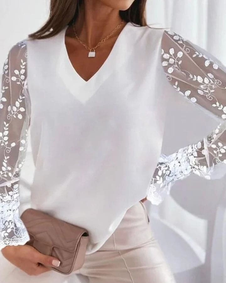 Sara | Elegante blouse met kant