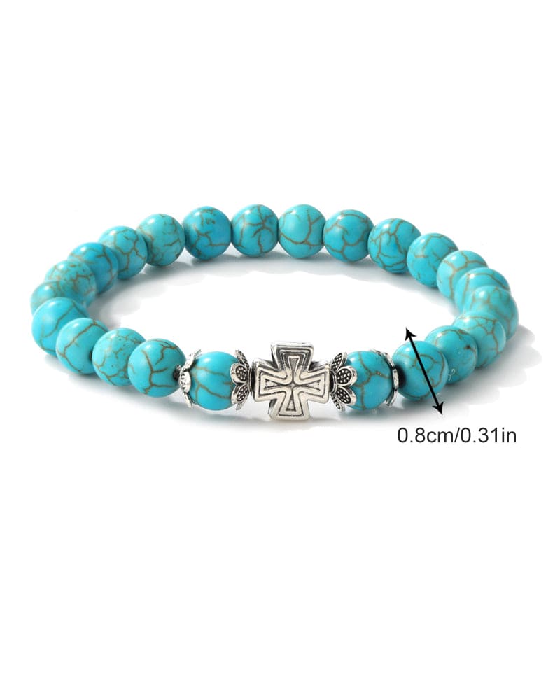Anna | Boheemse westerse turquoise armband voor dames