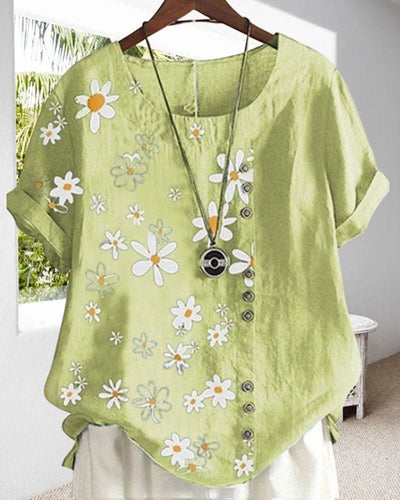 Elin | Oversized katoenen blouse