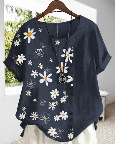 Elin | Oversized katoenen blouse