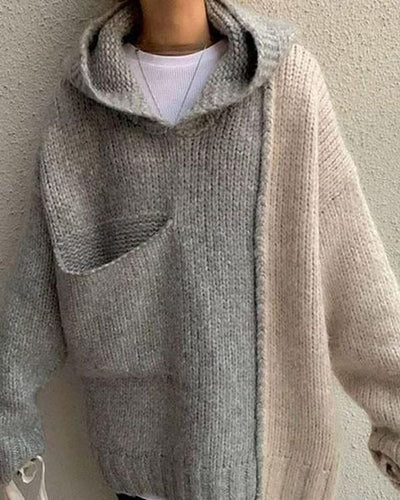 Femke | Sweater met grote zak en capuchon